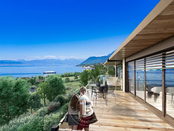 Évian-les-Bains - Villa de 137m² - Vue lac - 5 chambres - 4 stationnements