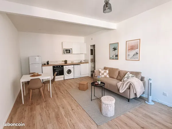 Meublé 2 pièces 34 m²