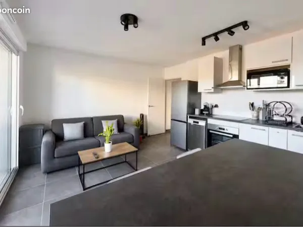 À louer - Appartement meublé avec terrasse - Toulouse, secteur Pont des Demoiselles