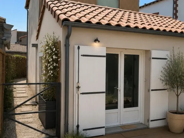 Appartement type 2 avec jardin clos