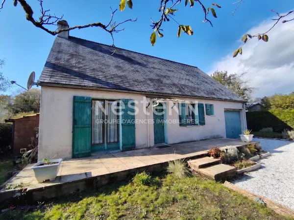 Maison de plain-pied ? Pluherlin ? Terrain arboré de 1 610 m² ? 80 m² ? 3 chambres