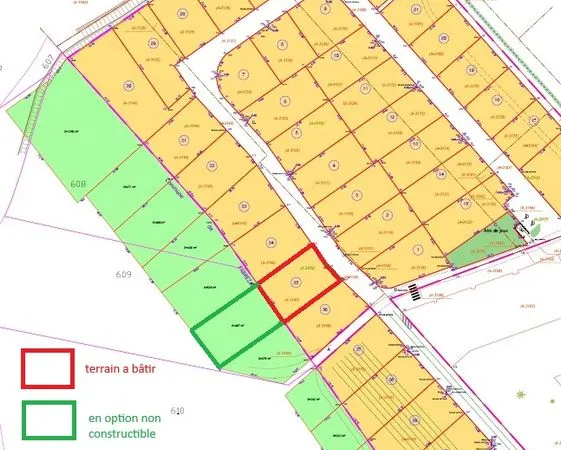 Terrain viabilisé ferrals les corbieres 420m²