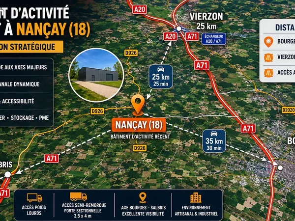 Activité/Entrepôt à vendre - 370 m²