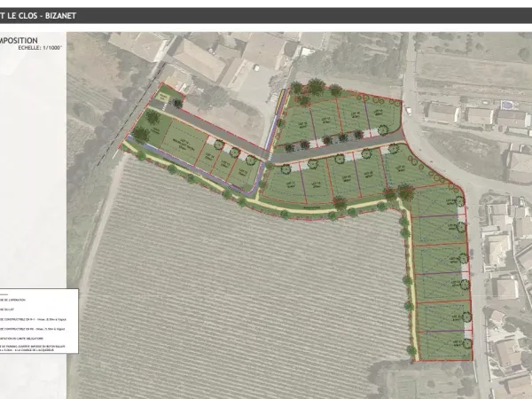 Terrain 619 m²