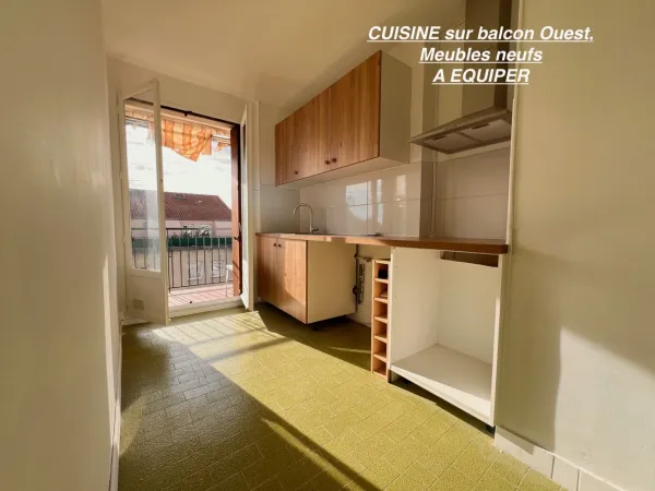 Rue Poucel - 13004 - Quartier résidentiel - T3 - 73m2 6ème étage + 2 Balcons/Terrasses + Cave - 234 