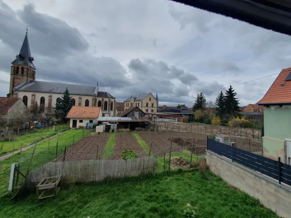 Au coeur de Westhoffen, découvrez cette grande maison avec cour et jardin privatifs.