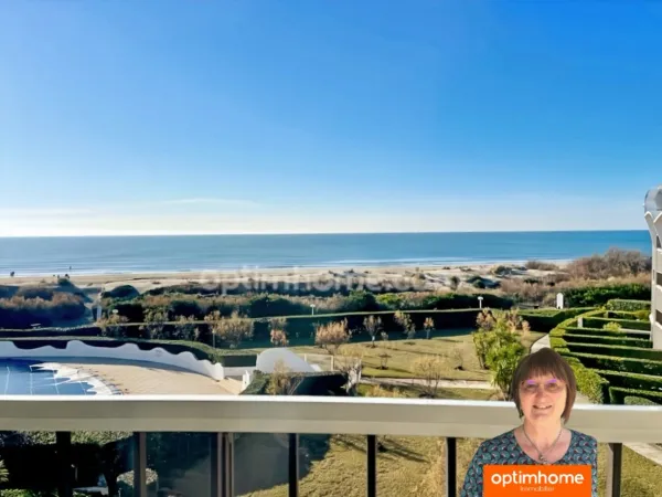 Appartement 2 pièces - Vue mer première ligne - La Grande Motte (34)