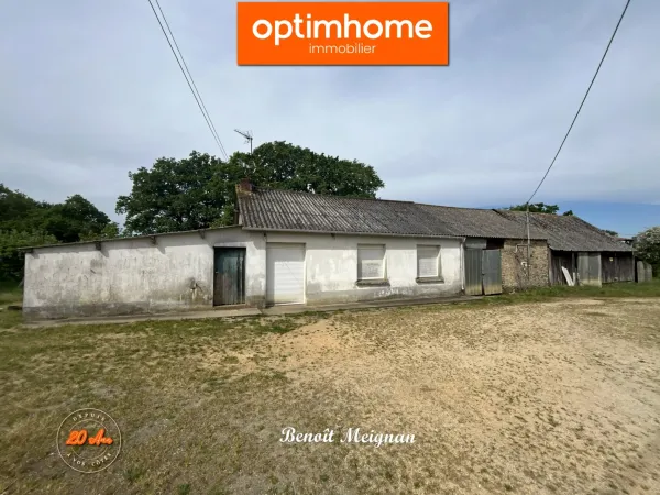 Longère à rénover à Plessé - Maison de campagne avec dépendances et terrain