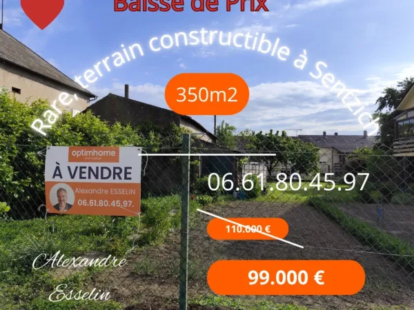 Terrain 350 m²