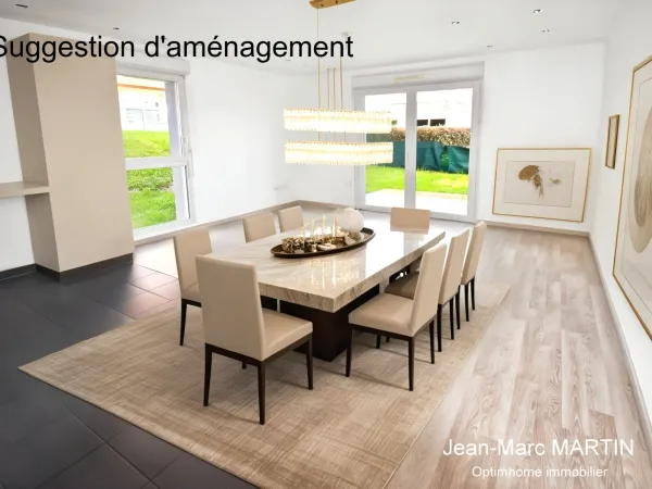 HAUBOURDIN - T3 EN REZ-DE-JARDIN AVEC EXTERIEUR - RESIDENCE RECENTE