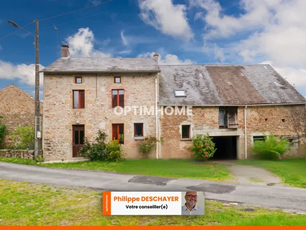 Maison de Charme - 166 m² - 5 pièces - 3 Chambres - 2 Granges - terrain 4300 m² environ - SAINT HILA