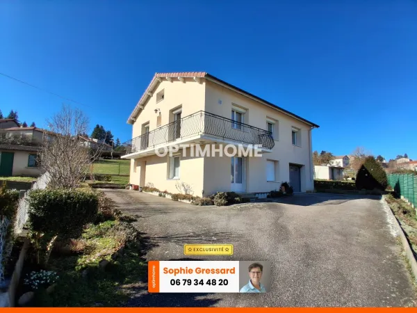 Maison 5 pièces 124 m², 3 chambres, vue dégagée - Sans vis-à-vis - Saint-Didier-en-Velay (43)