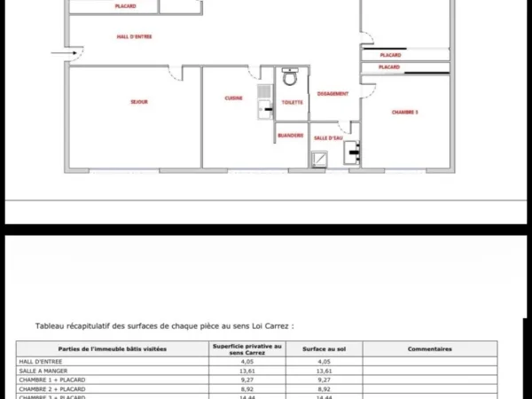 Appartement 5 pièces 88 m²