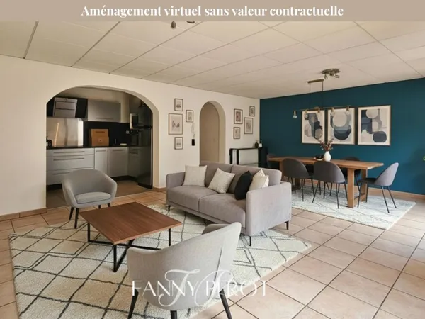 Saint-Cyprien - Appartement 3 pièces 83m² avec balcon et garage
