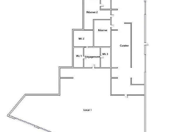 Local commercial 225 m² Frontignan