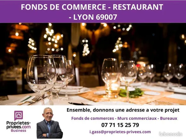 Fonds de commerce restaurant 97 m²