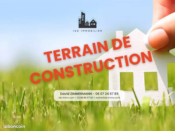 Terrain 620 m² Hégenheim