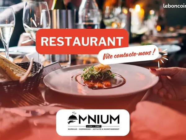 Fonds de commerce restaurant 60 m²