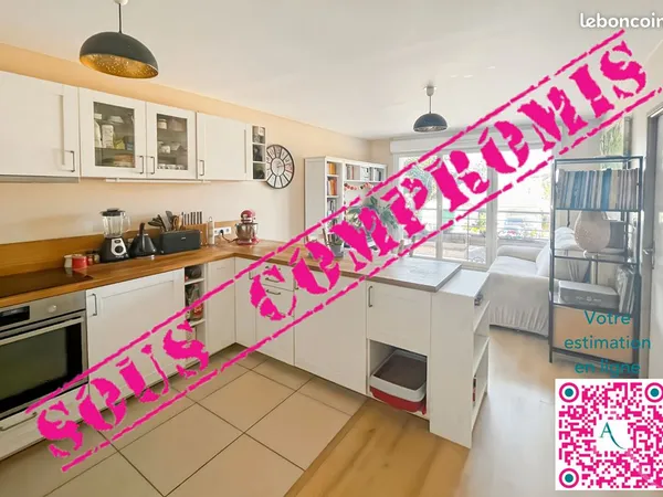 Appartement 2 pièces 38 m²