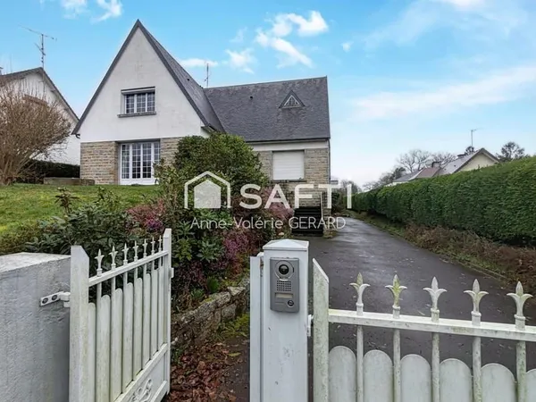 Pavillon 185 m² sous-sol complet, cour et jardin