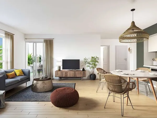 Appartement 4 pièces / Loggia / balcon / 2Pk- 438 000€