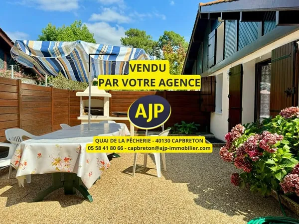CAPBRETON PLAGE - VILLA PATIO AVEC CHAMBRE ET MEZZANINE ET TERRASSE ET CABANON