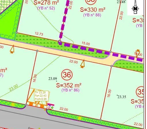 Terrain à bâtir de 352 m² à SURGERES (17)
