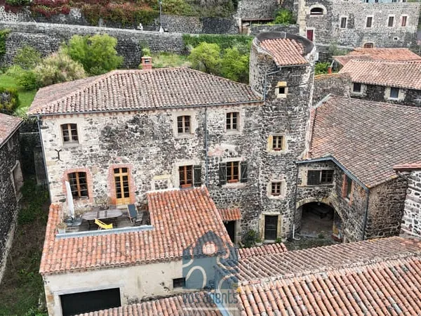 Maison 300 m 2 habitable avec cour, garage,caves, atelier et