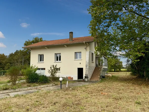 Dpt Gers (32), à vendre BARCELONNE DU GERS maison P6 de 156m² habitables + grand sous-sol et garage 