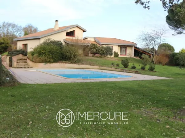 MAISON CONTEMPORAINE AVEC PISCINE - TERRAIN CLOS 6 000 M² - CASTELJALOUX (47)