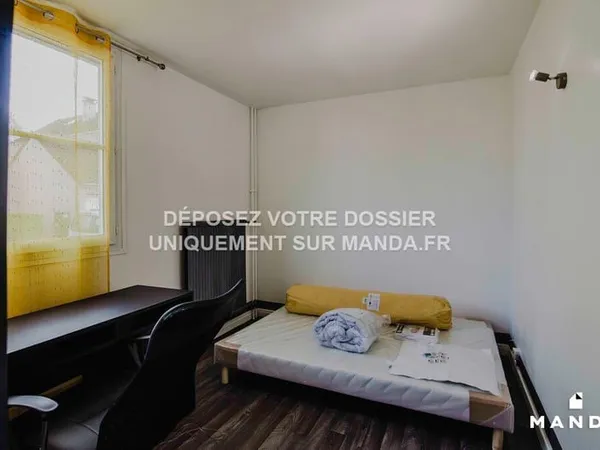 Chambre Colocation Cergy 4p 10m² 490€