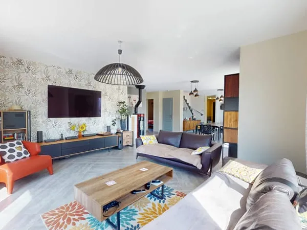 Maison contemporaine avec vue panoramique - Claix, secteur La Balme