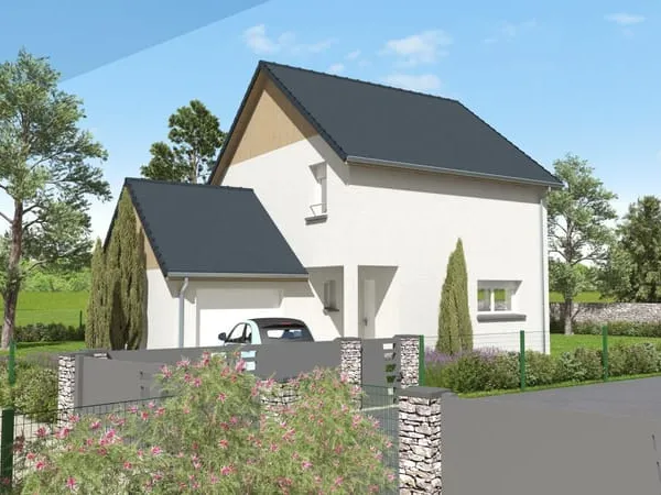 Projet de construction d'une maison 82 m² avec terrain à SAINT-MAMET (31) au prix de 272928€.