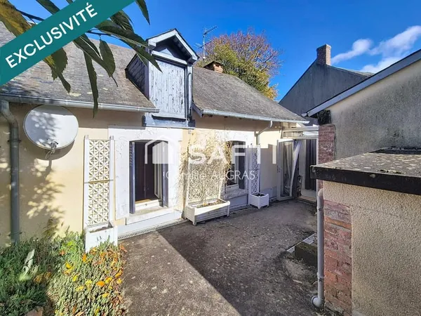 La Chapelotte, maison de 61m² de type 4 sur 822m² de terrain.