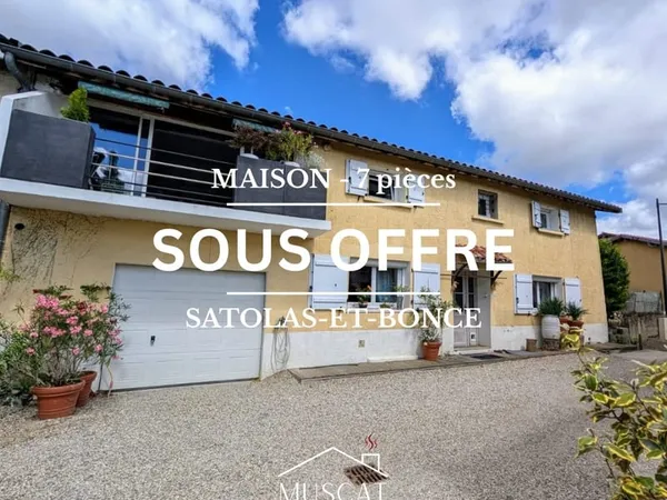 SATOLAS-ET-BONCE - Maison 7 pièces - T2 indépendant - jardin