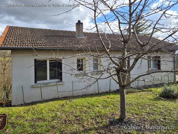 Maison sur sous-sol complet avec vue et dépendances