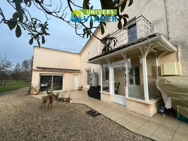 Maison avec réserve de droit d'usage et d'habitation à Gours