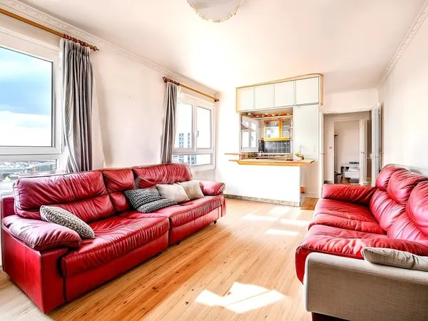 Appartement à vendre T4/T5 pièces PARIS 20EME ARRONDISSEMENT (75) en étage élevé avec vue panoramiqu