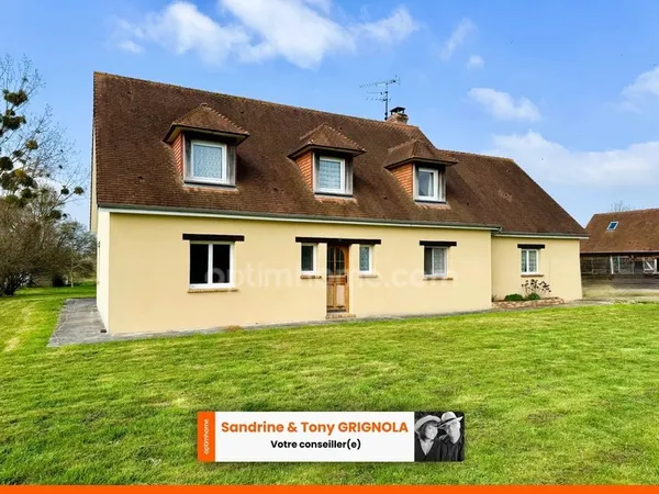 Maison, 4 chambres, grand séjour, garage, dépendance, vie de plain-pied possible- CREVECOEUR EN AUGE