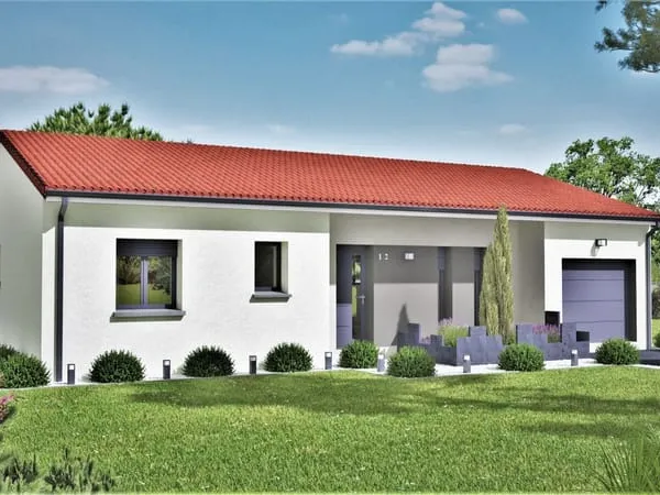 Projet de construction d'une maison 93 m² avec terrain à LHERM (31) au prix de 244000€.