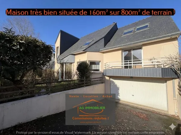Pacé, dans un quartier très recherché, maison de 160 m2 hab e