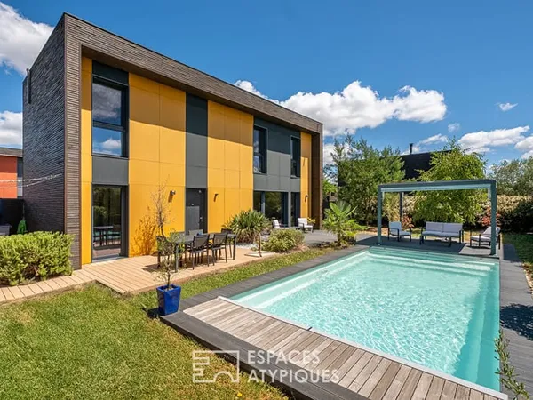 Maison BBC avec jardin et piscine
