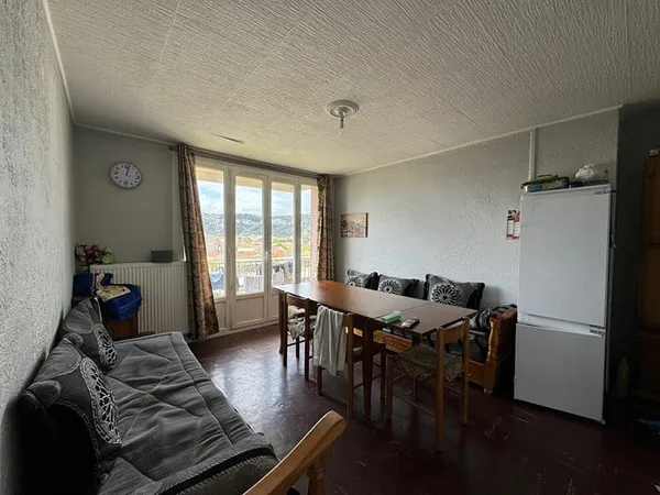 Appartement T3 56m² avec balcon avec place privative