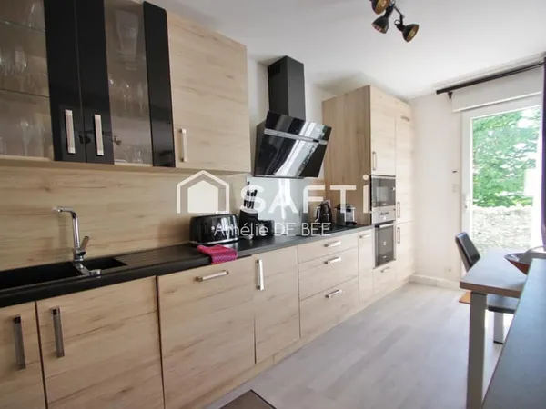 Appartement type 3 traversant ville en bois