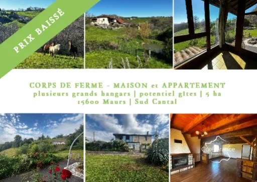 Corps de ferme avec maison d'habitation et appartement, gran