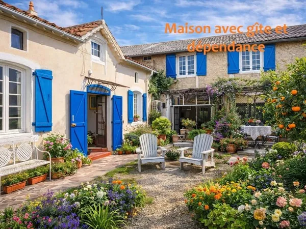 Charmante maison avec gîte attenant dans un environnement calme