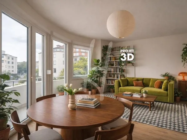 Metz - Plantières | T4 69 m² - 4 pièces - 2 balcons, ca
