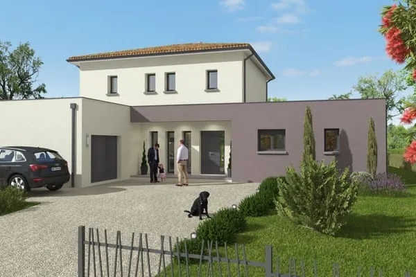 Projet de construction d'une maison 147 m² avec terrain à SAINT-LYS (31) au prix de 468000€.