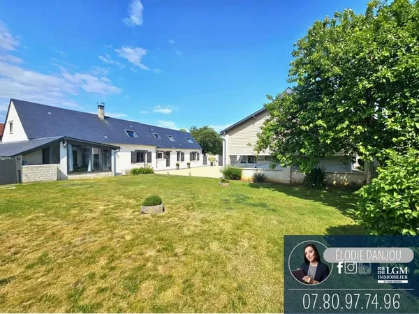 Longère rénovée, 4 chambres + dépendances et grand jardin - Cadre paisible entre Patay et Châteaudun