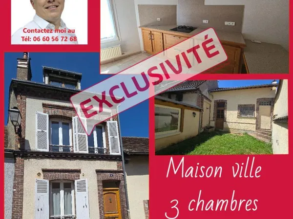 Maison Dreux 5 pièce(s) 110 m2-Jardinet-Garage